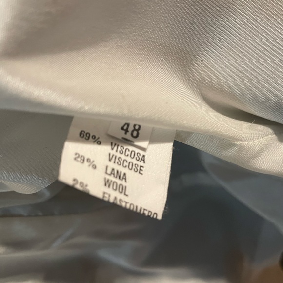 Massimo Daniele Italy Women black pin striped blazer size It 48 US 12-14 L/XL ! - Picture 4 of 13